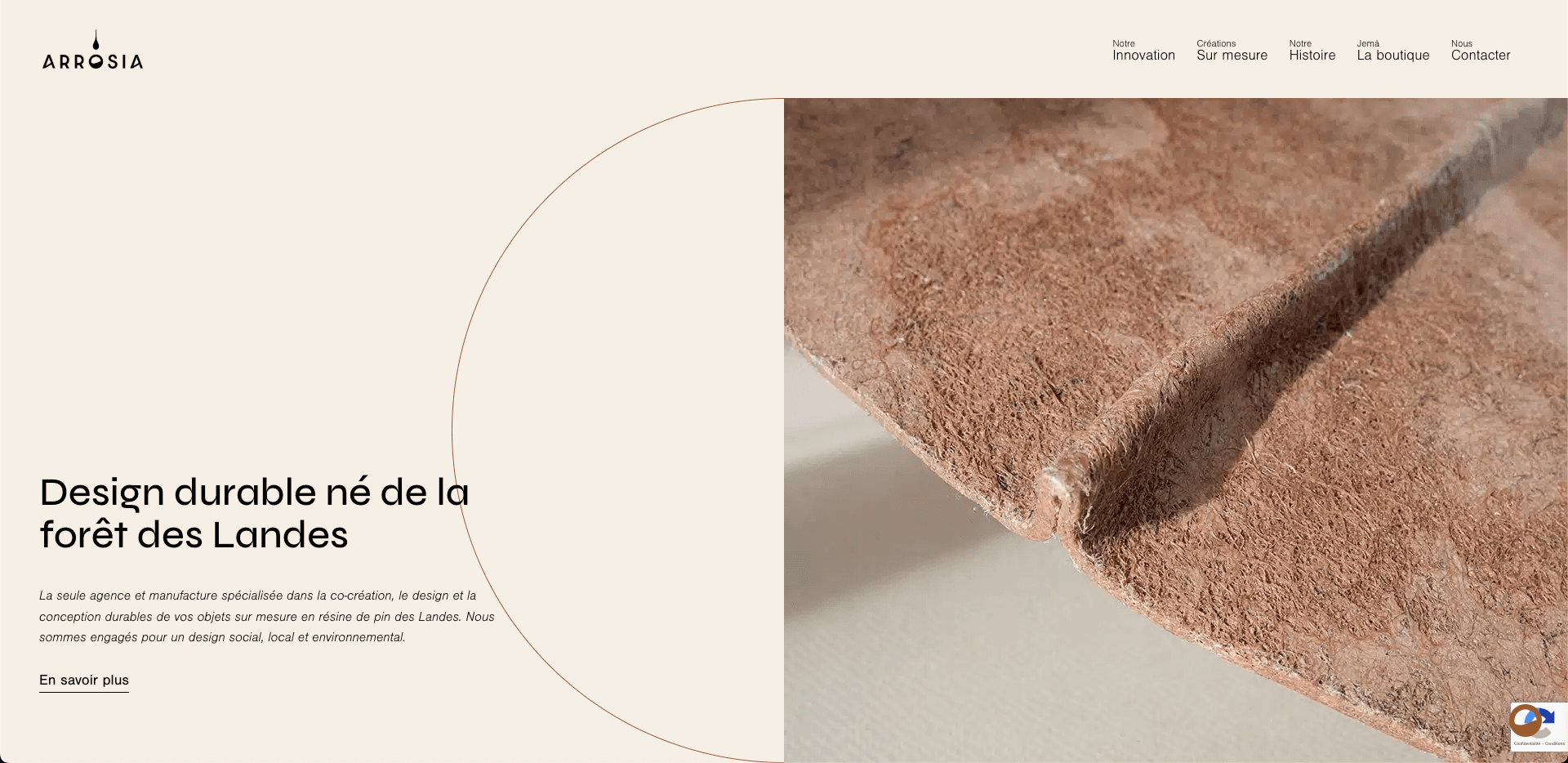 site vitrine et e-commerce Arrosia