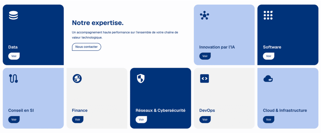 Refonte du site vitrine de Storm Group, ESN IT sur Paris, Bordeaux et Lyon – capture 4 du projet, site web réalisé à Bordeaux