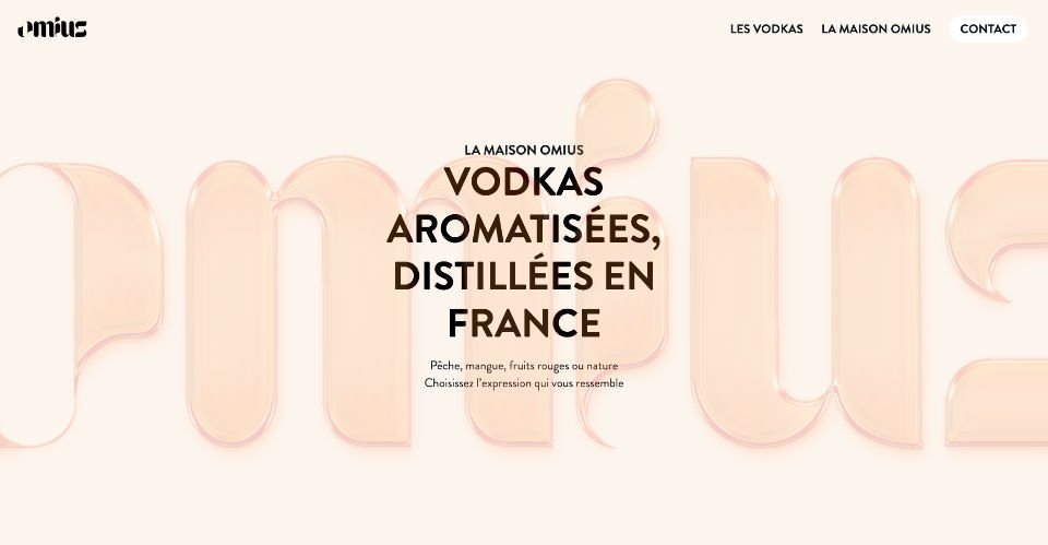 Page La Maison - Site vitrine d'Omius