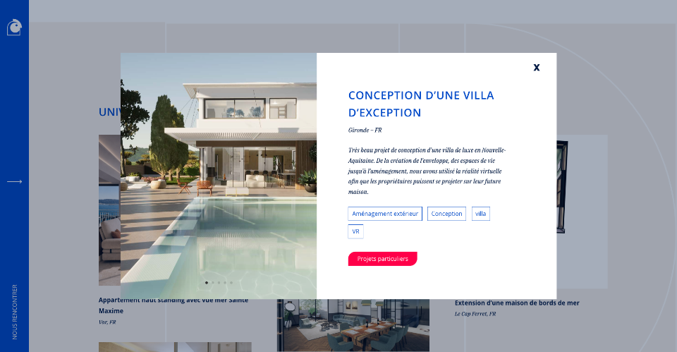 Projet présenté sur le site de La Crèmerie